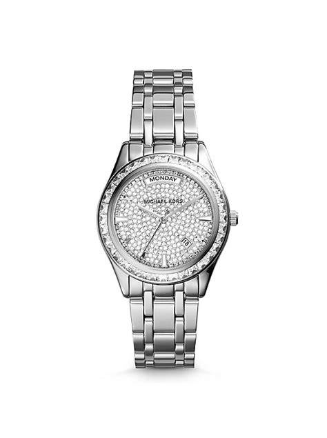 michael kors mk 6244|Kiley Pavé Silver.